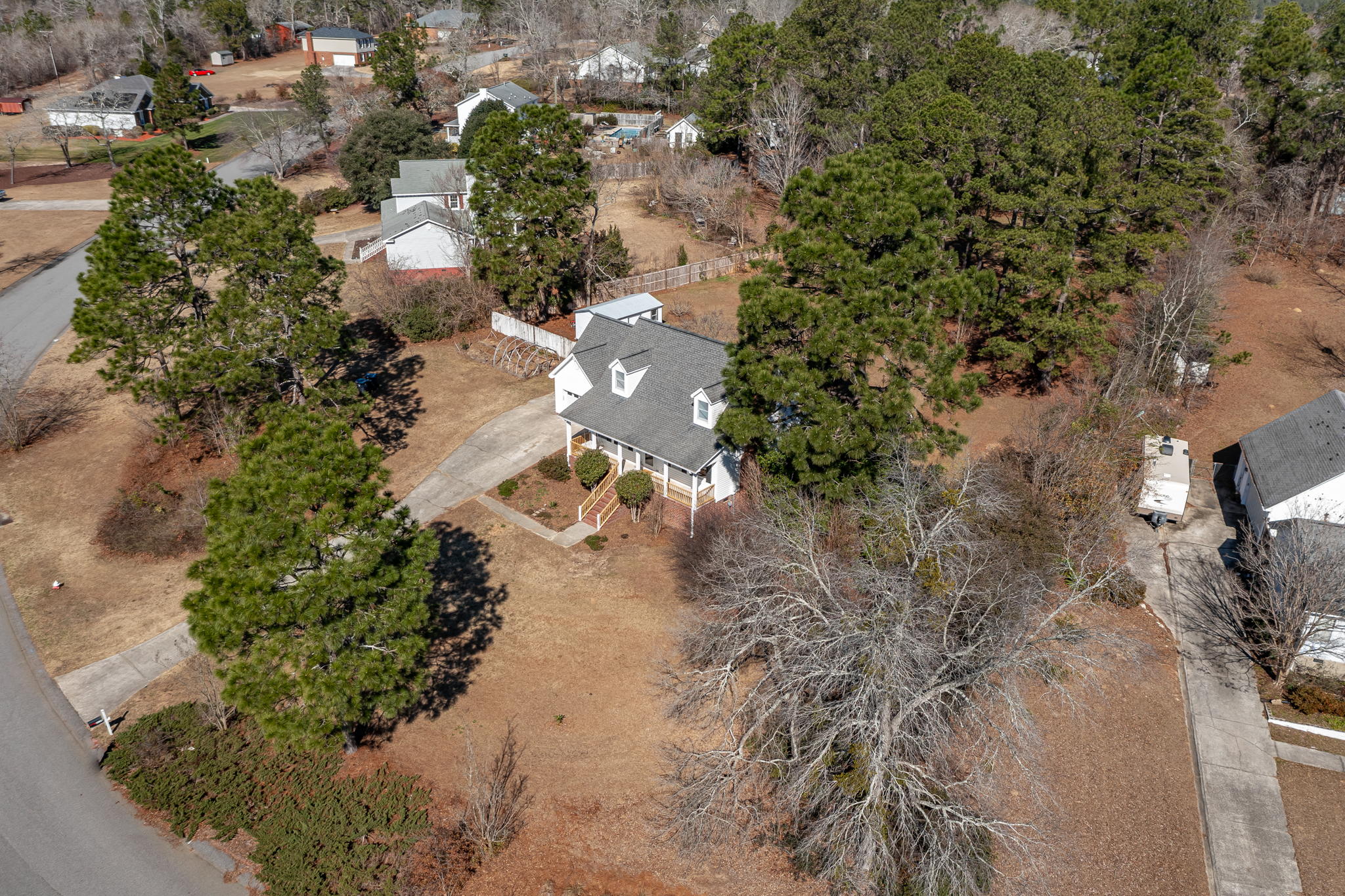 Aerial View Of Home