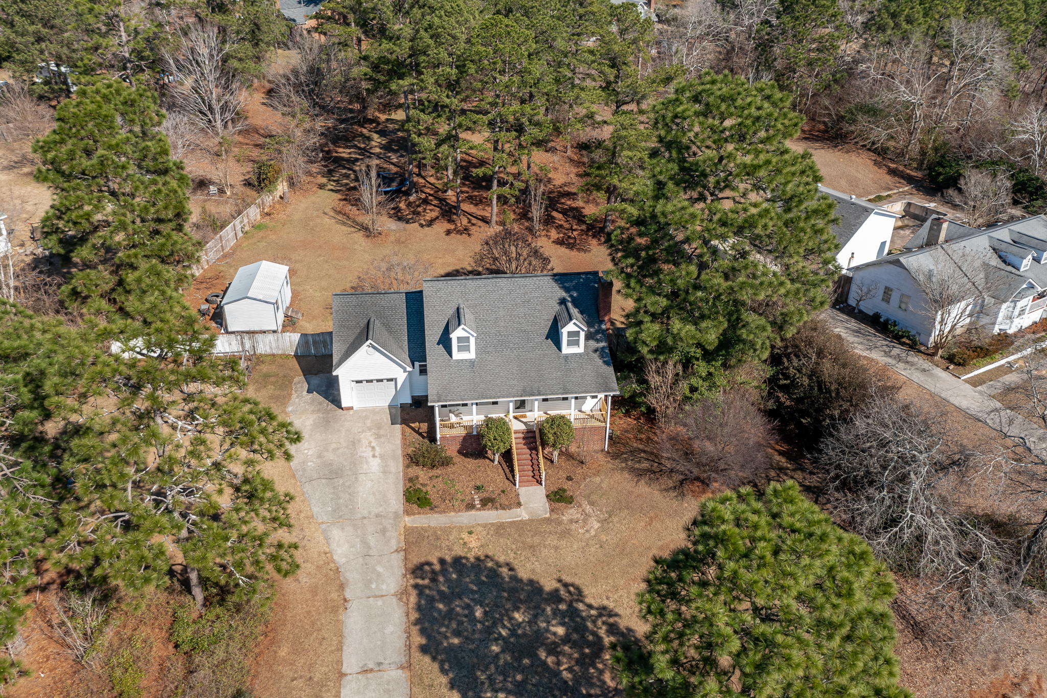 Aerial View Of Home