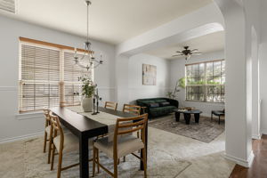 Formal dining and formal living