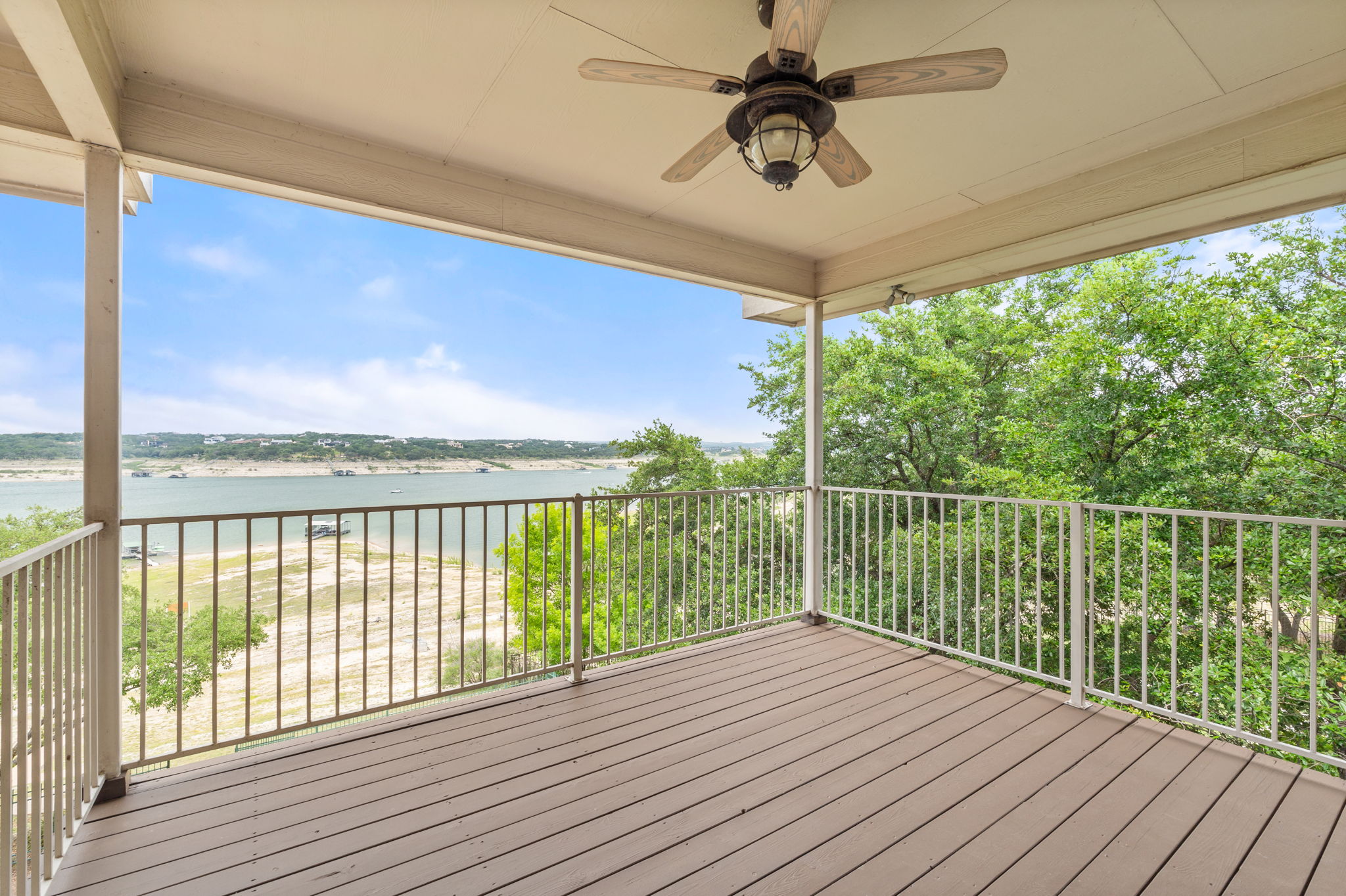 Private Balcony off of Guest Bedroom upstaris