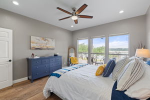 Guest Bedroom main level w/ Lake View