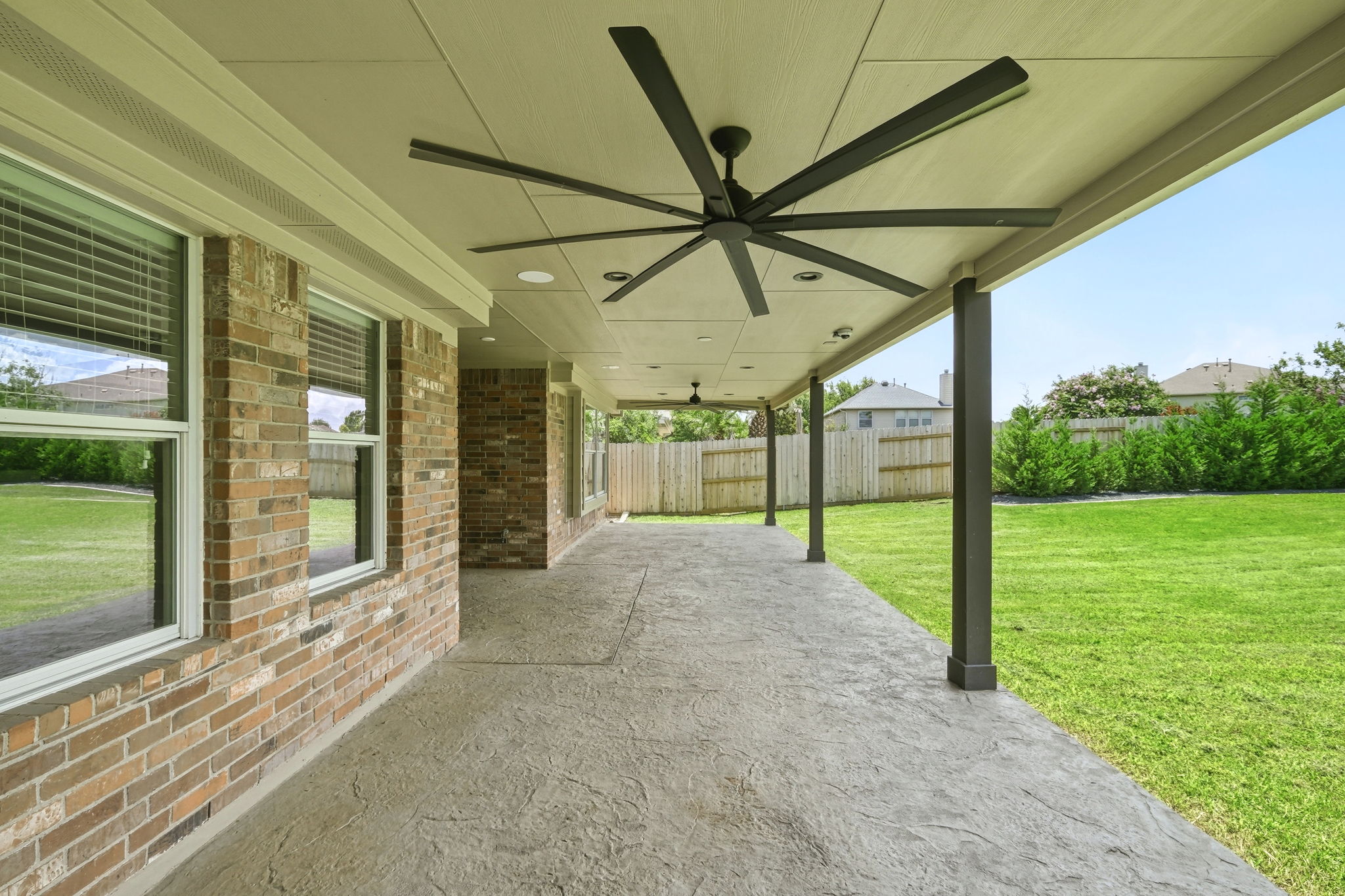Covered Back Patio