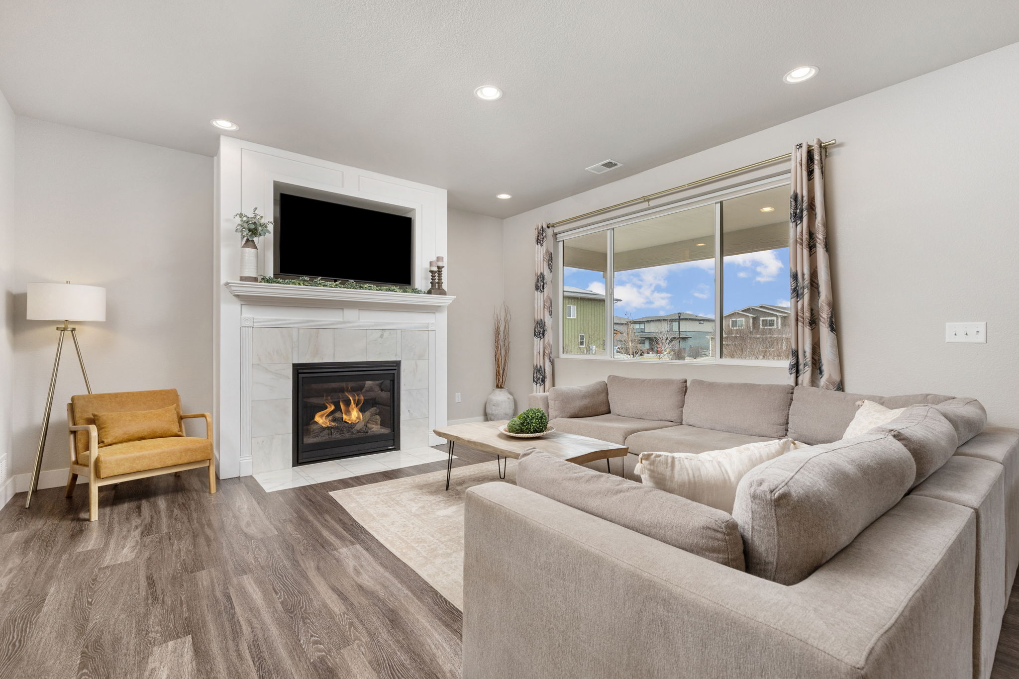 Relax with Friends and Family by the Fireplace