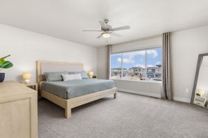 Huge Primary Bedroom with Ceiling Fan