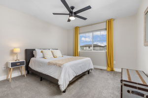 Upstairs Bedroom 2 with Ceiling Fan