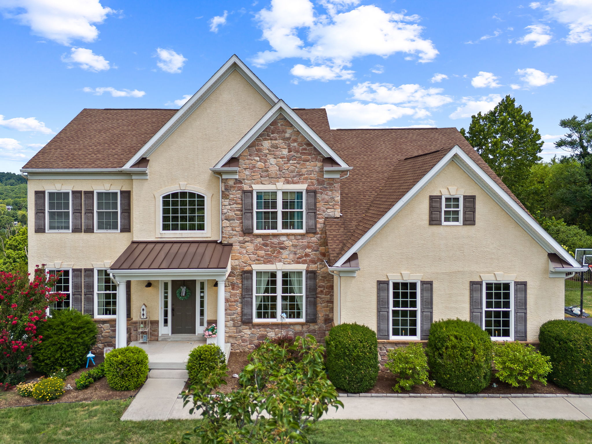 Stunning Colonial with Stone Accents
