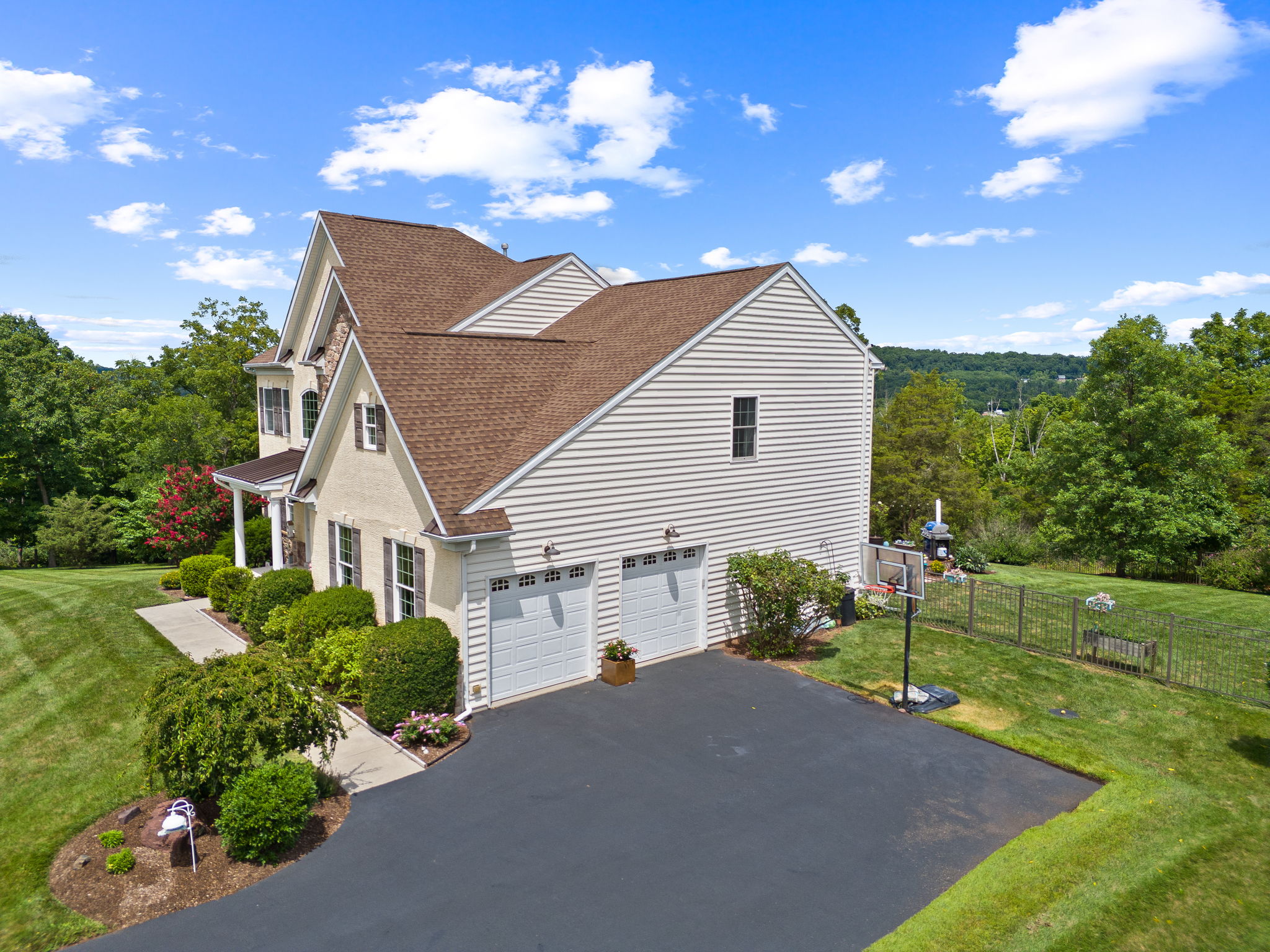 Colonial with Side Entry Garage