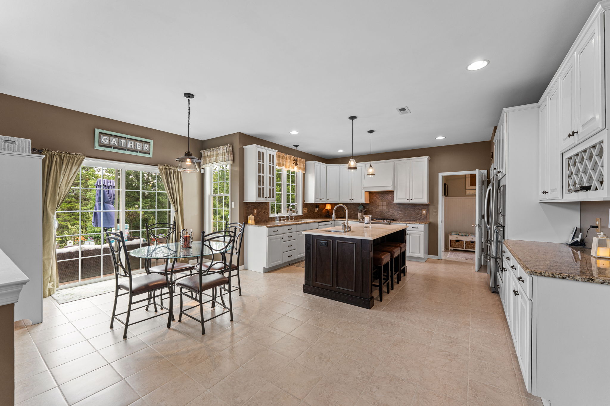 Gourmet Kitchen with Center Island