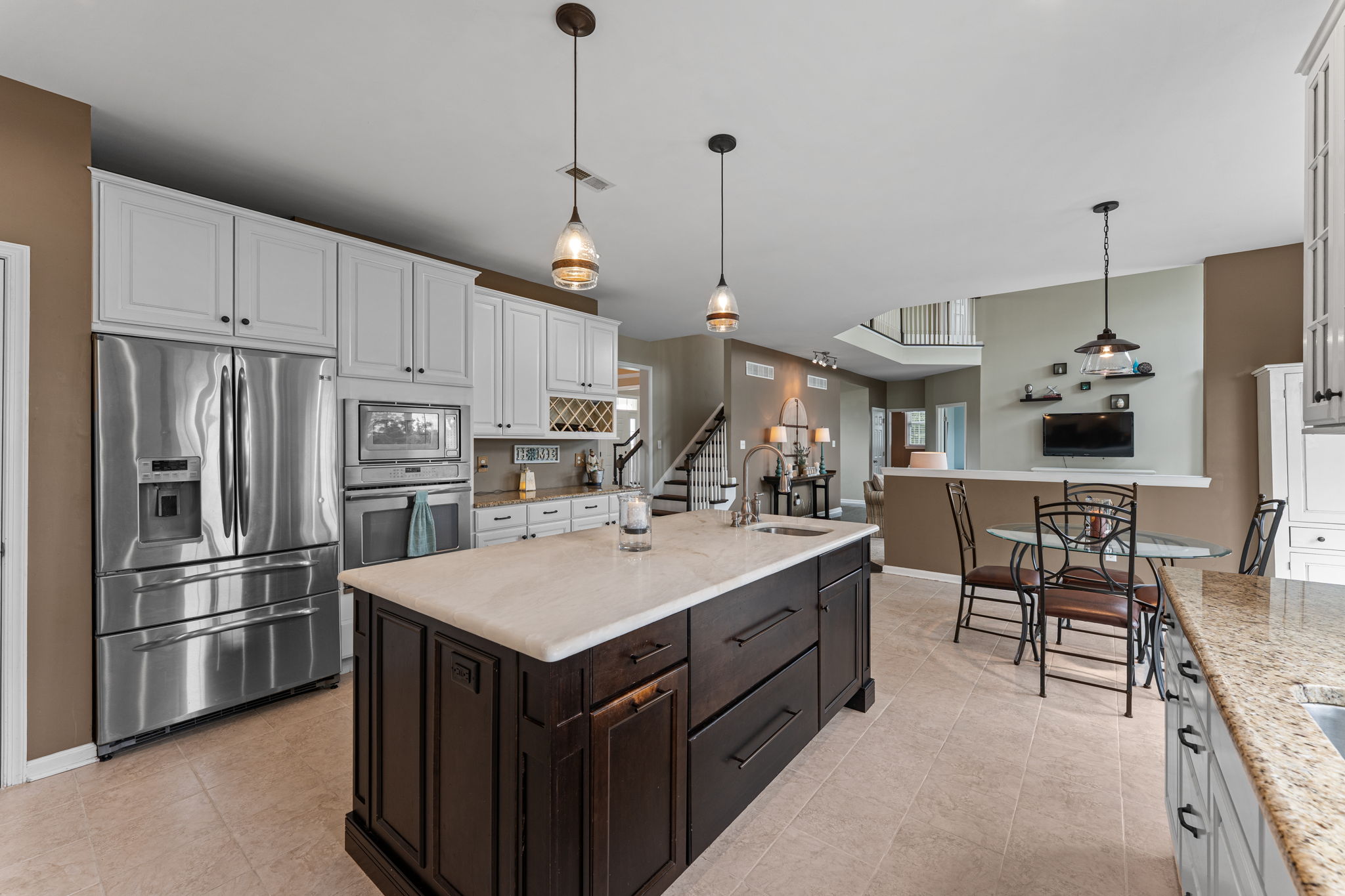 Gourmet Kitchen with Center Island