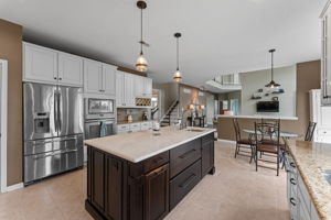 Gourmet Kitchen with Center Island
