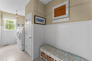 First Floor Laundry Room with Utility Sink