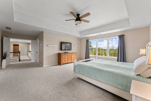 Luxurious Master Suite with Tray Ceiling