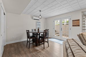 Dining Space in Finished Basement