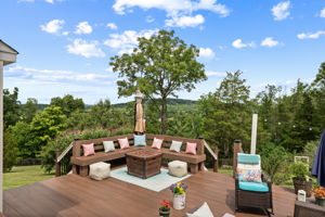 Large Trex Deck with with Built-In Seating