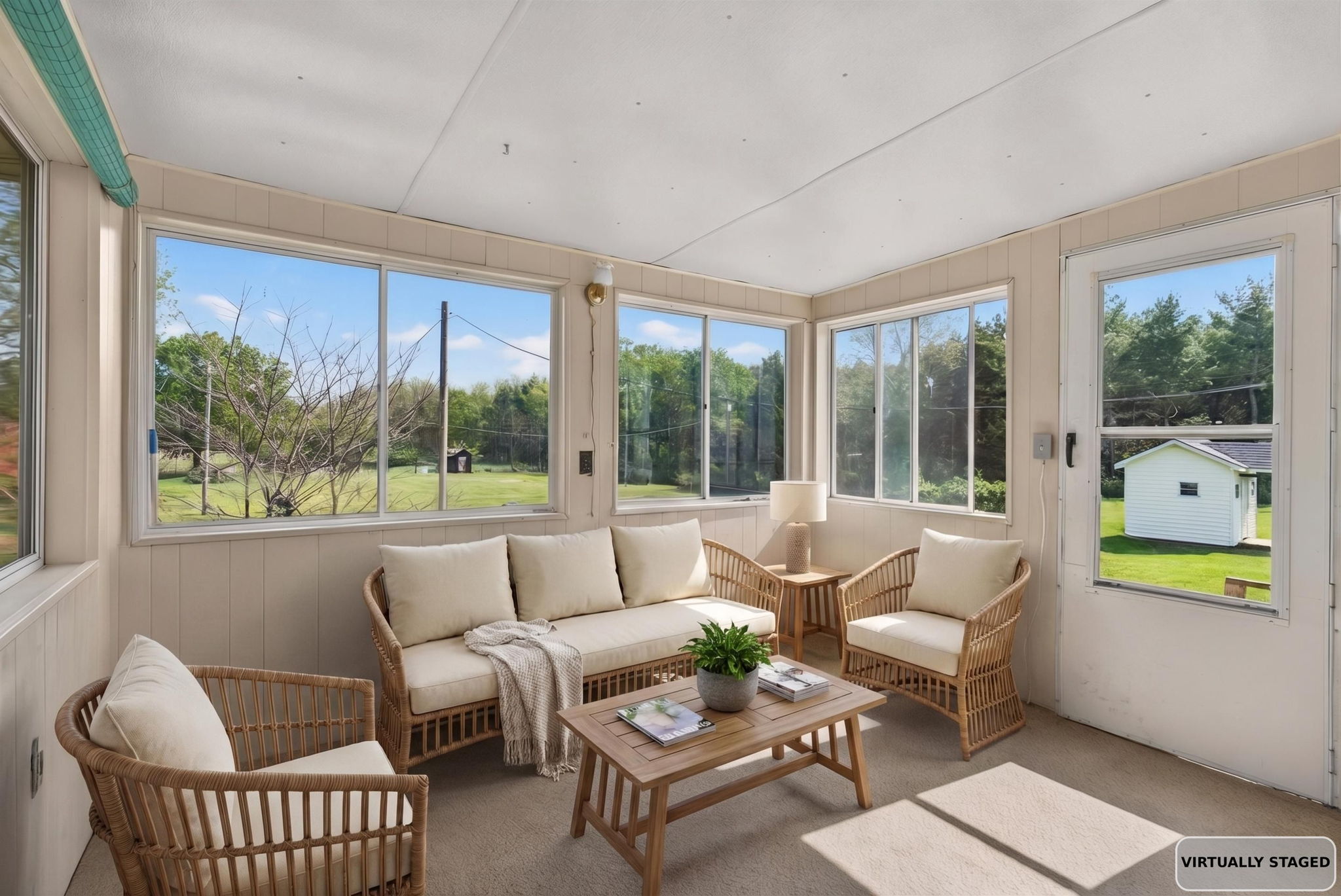 Sun Room Virtually Staged