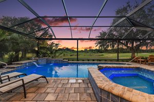 Pool twilight