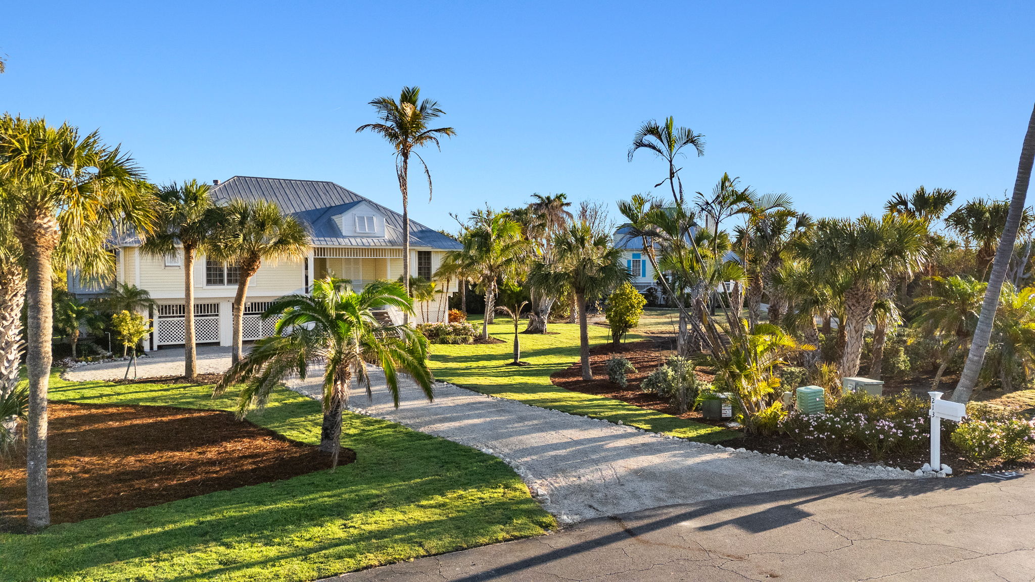 Aerial Front Exterior