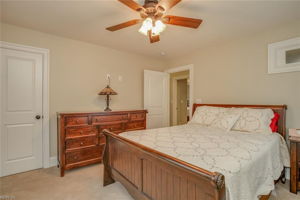 Current gym could be set up as a bedroom as shown here.
