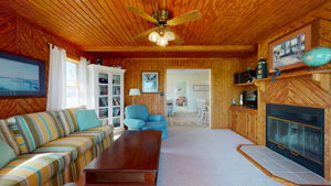 Beautiful Wood Walls & Ceiling in Second Living Room