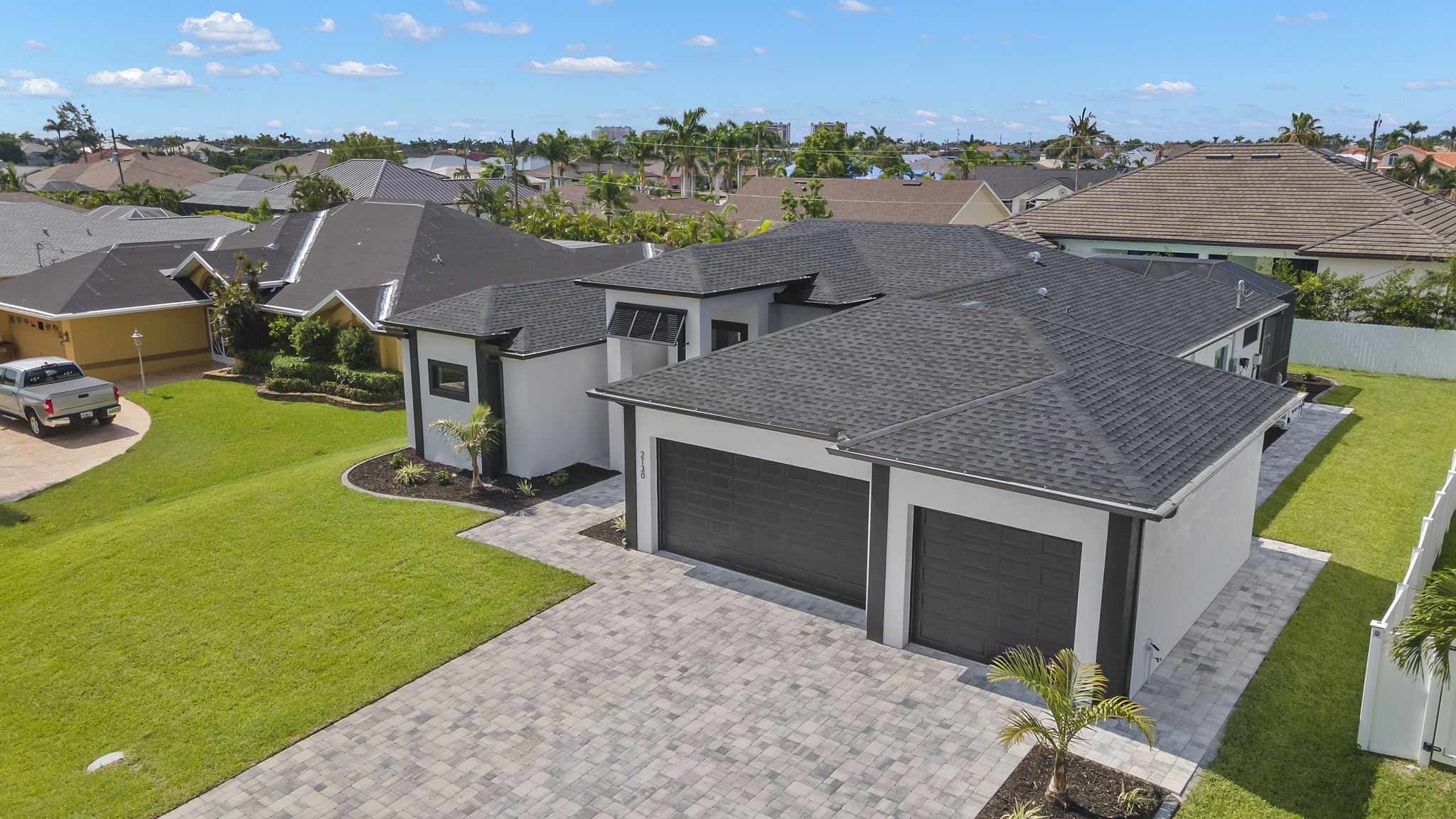 Aerial Front Exterior 2