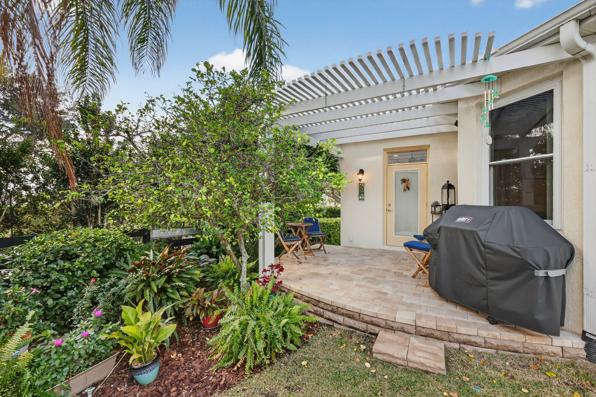 Rear Patio and Pergola
