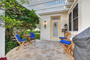 Rear Patio and Pergola