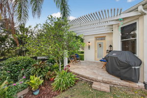 Rear Patio and Pergola