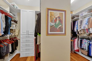 Primary Bedroom Custom Walk-In Closet