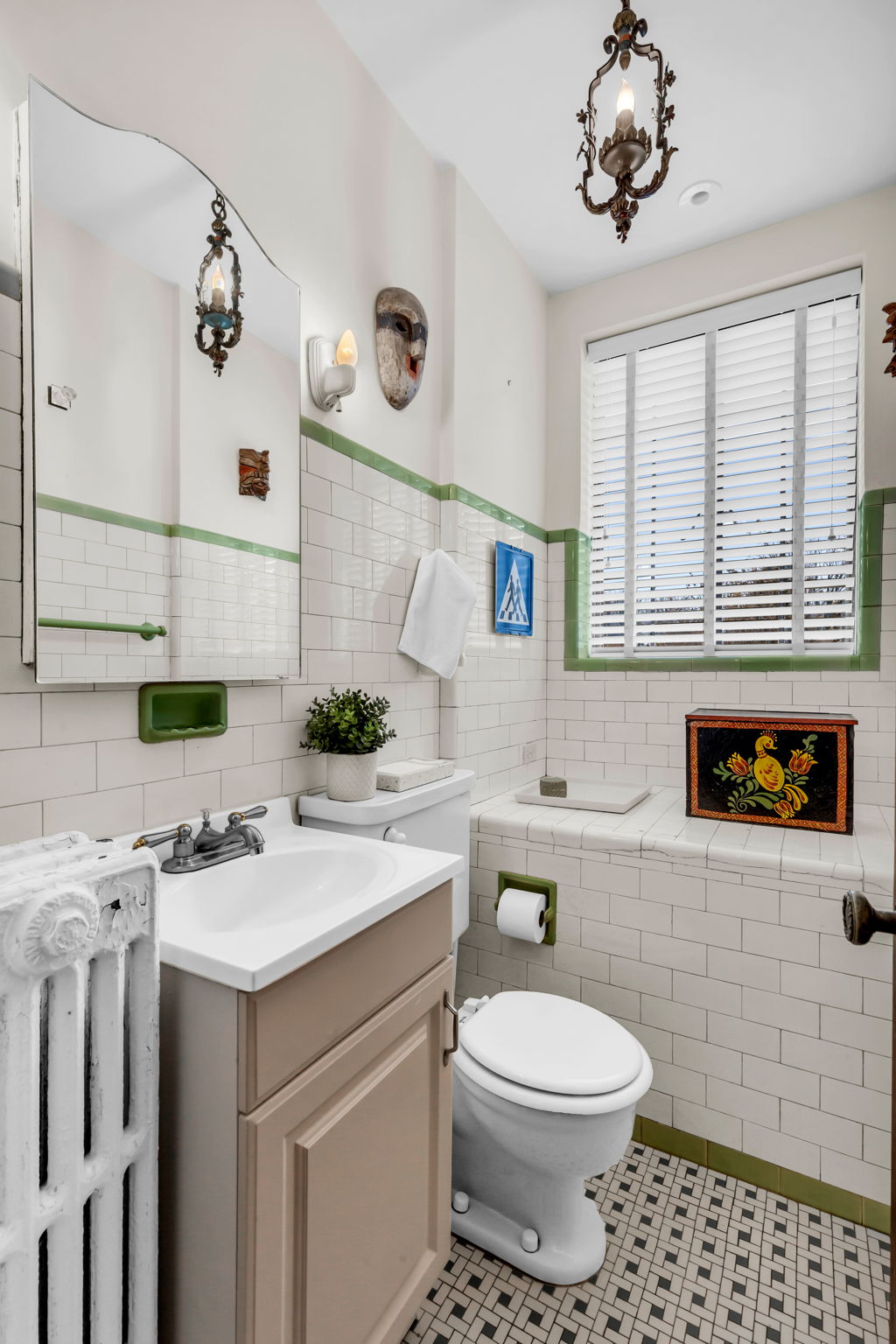 Powder room on first floor
