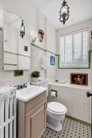 Powder room on first floor
