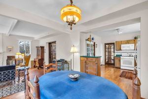 Kitchen opens to large breakfast room with great views of back yard