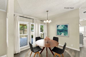 Dining Virtually Staged