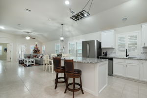 Kitchen/Breakfast Bar/Living Room