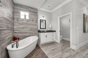 Master Bath with Water Closet