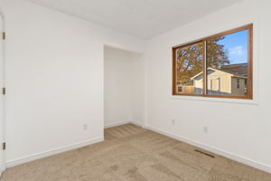 Bedroom 3 - new carpet and new paint on walls