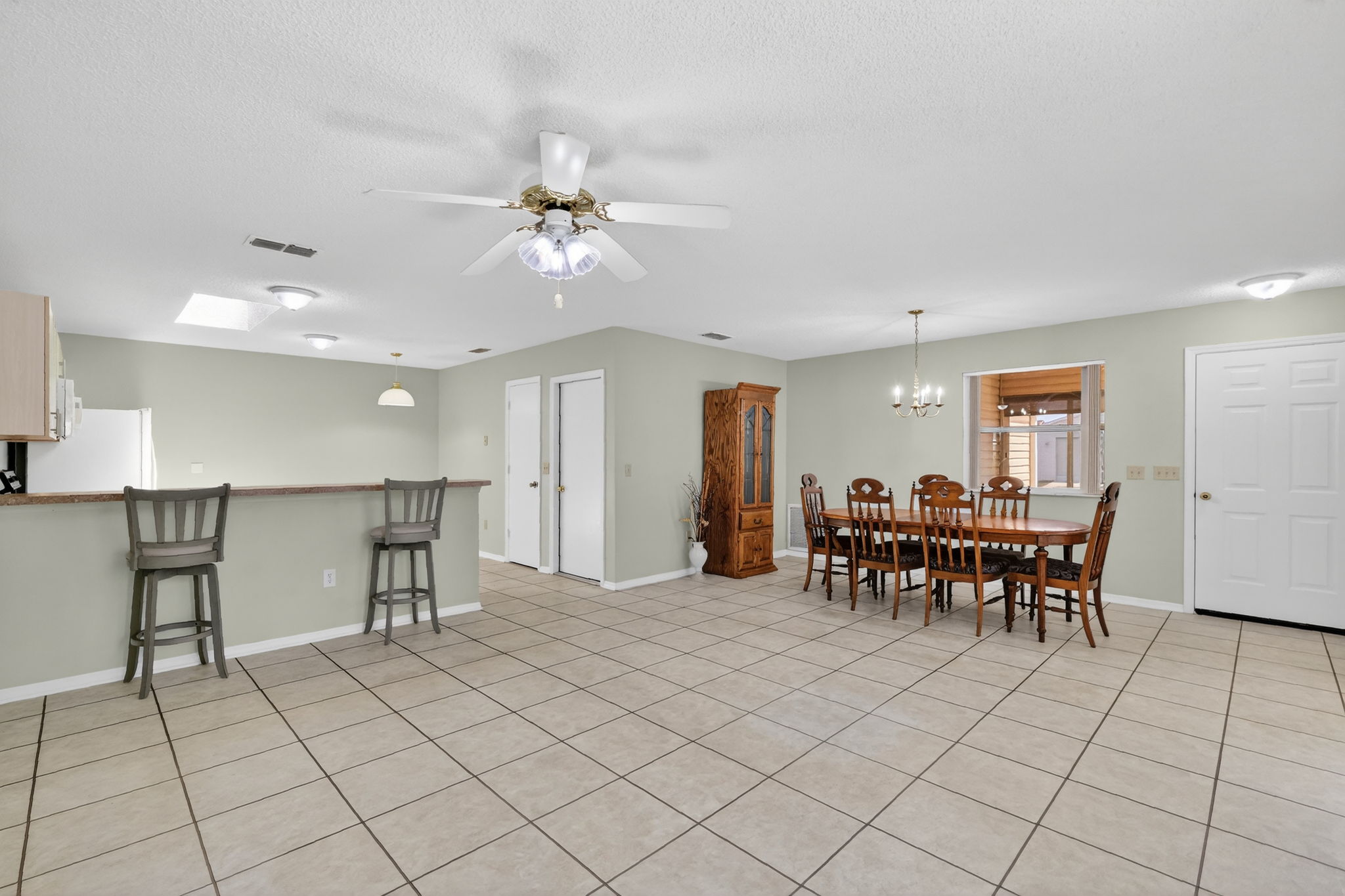 Living, Dining, and Kitchen