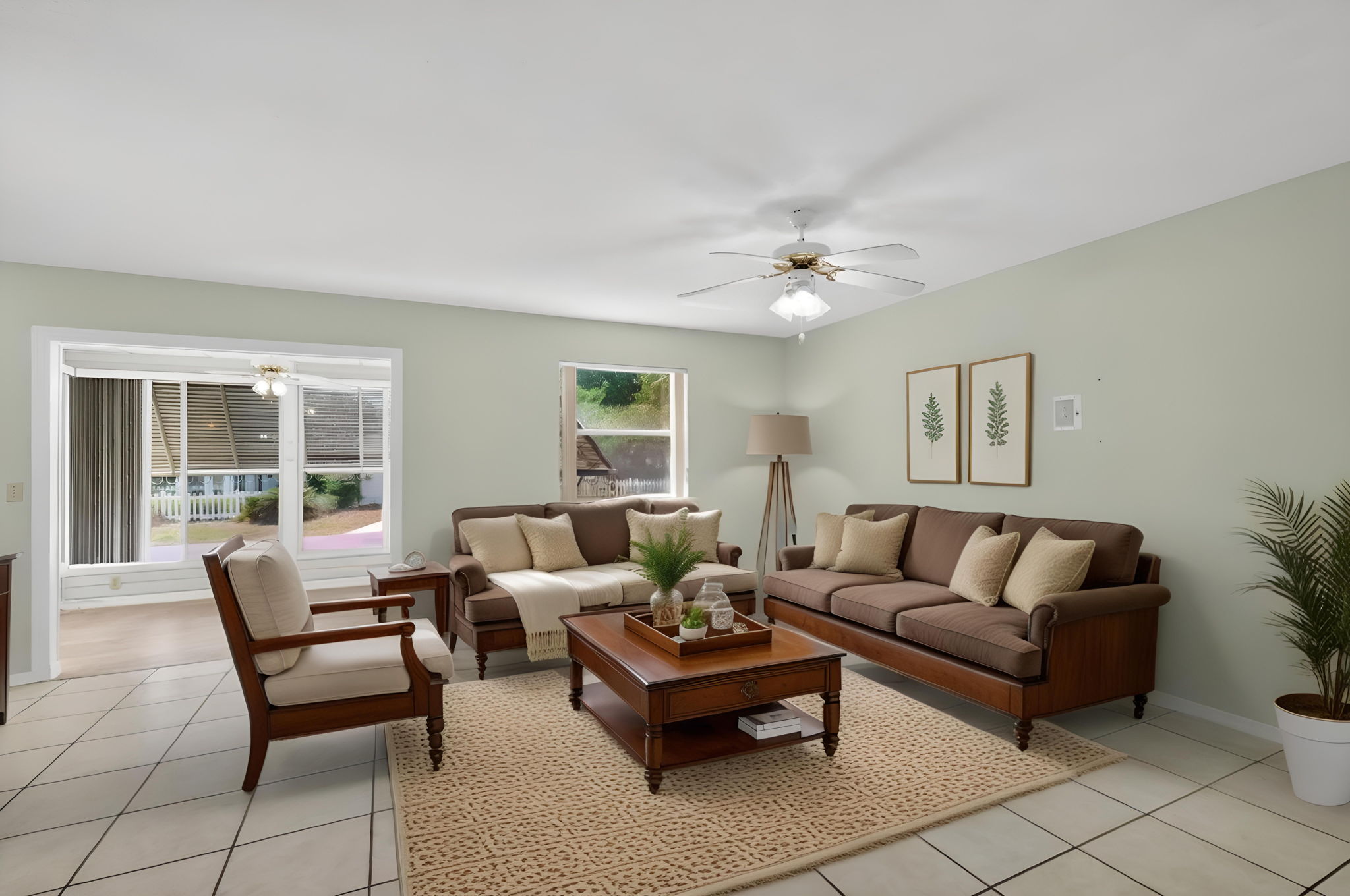 Living Room 2-Virtually Staged