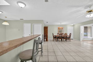 Living, Dining, and Kitchen