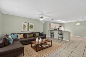 Living Room-Virtually Staged