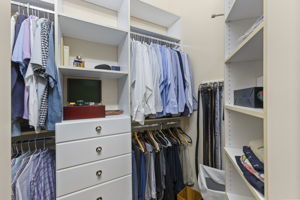 Custom master closet