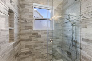 First floor shower