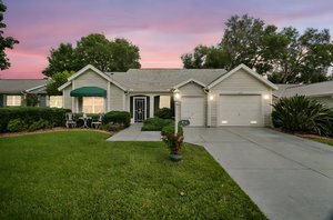 Twilight Front Elevation