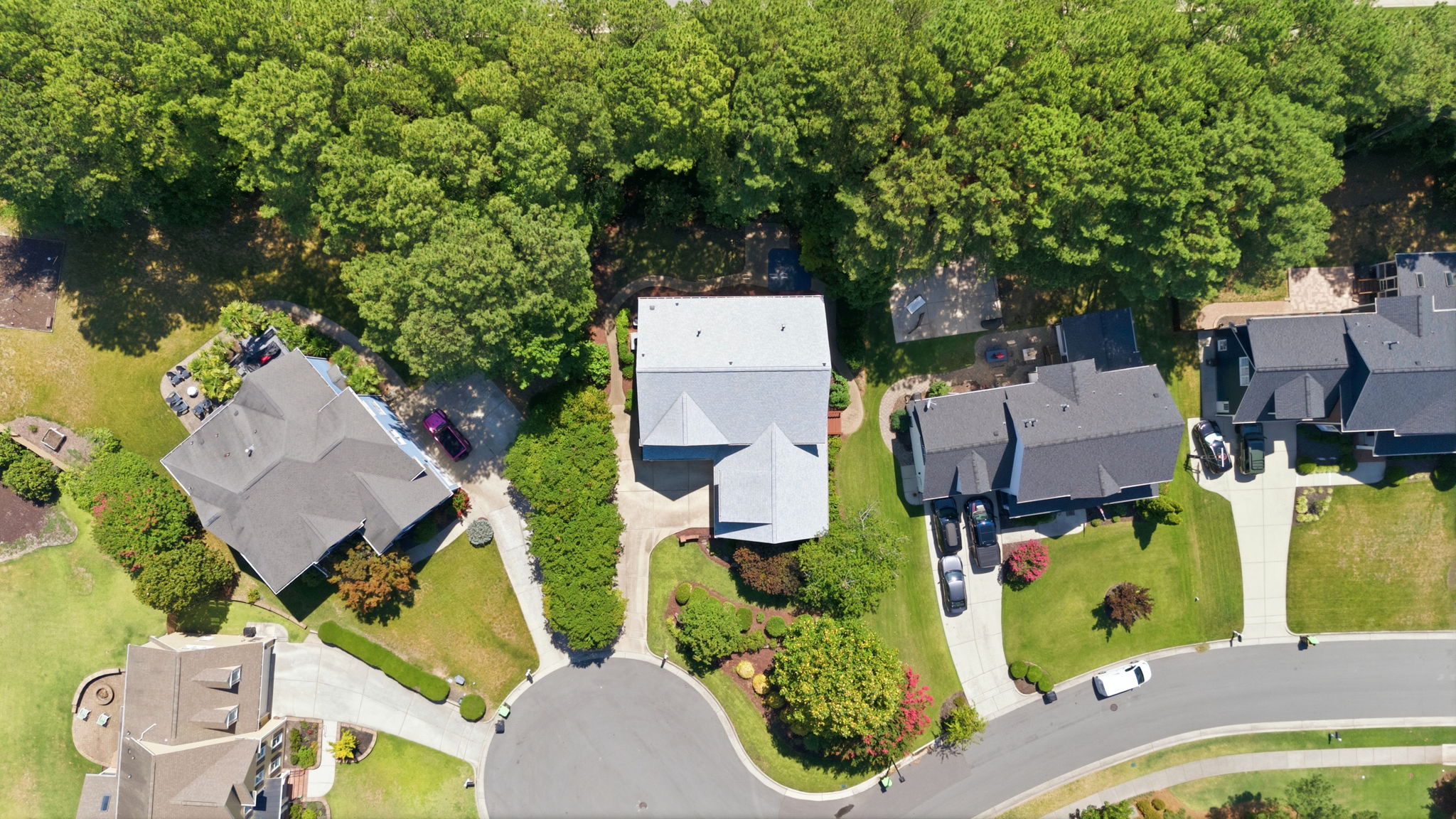 Overhead Lot View