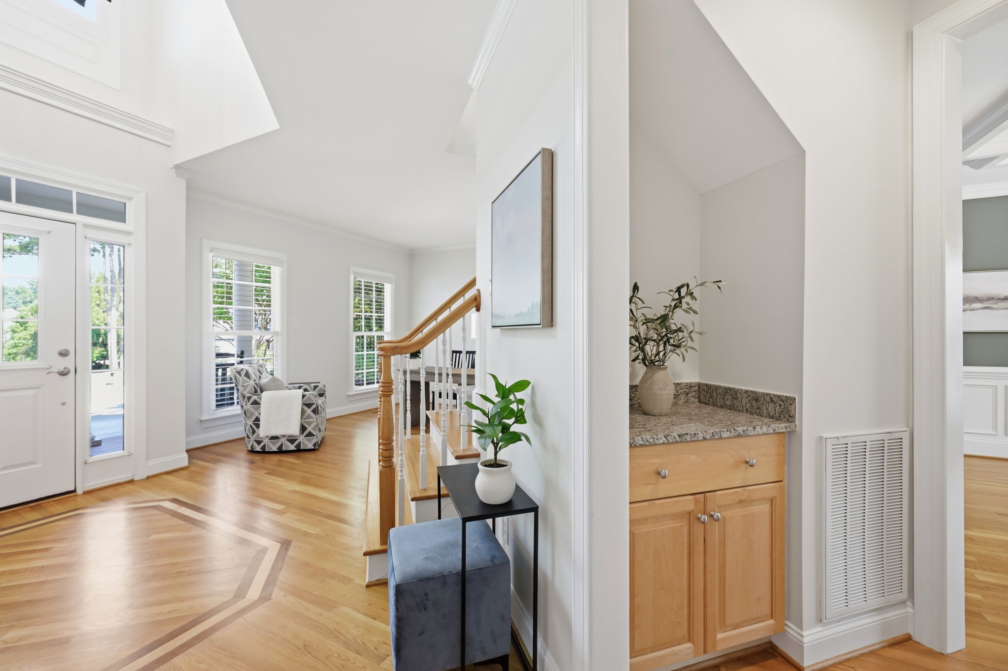 Butler Pantry Connecting Foyer to Dining Room