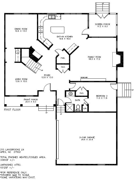 1st Floor Layout