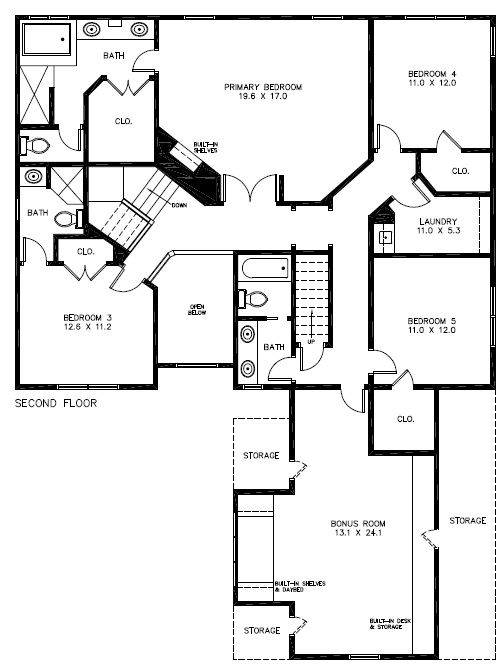 2nd Floor Layout