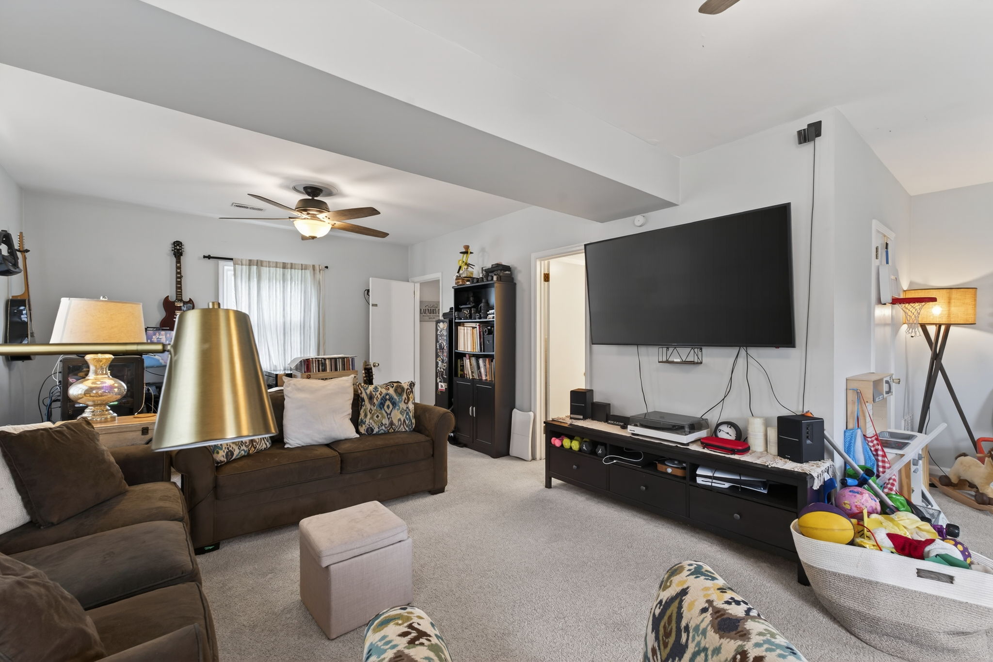 Open and airy layout with functional flow.