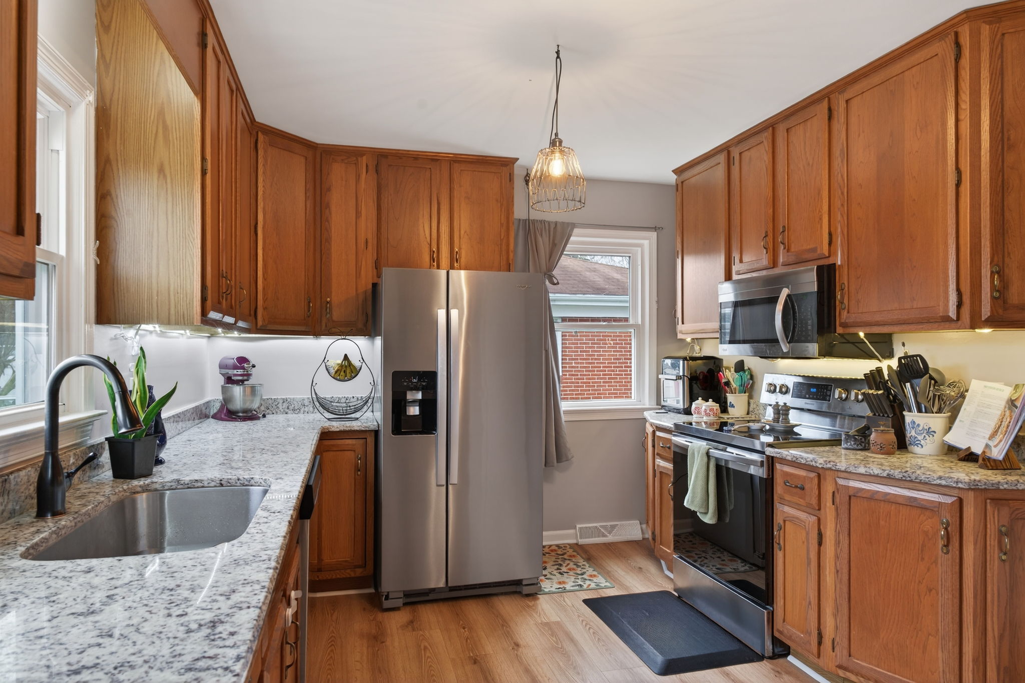 Heart of the home with easy access to everything.