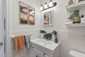 Bright and practical with modern touches.