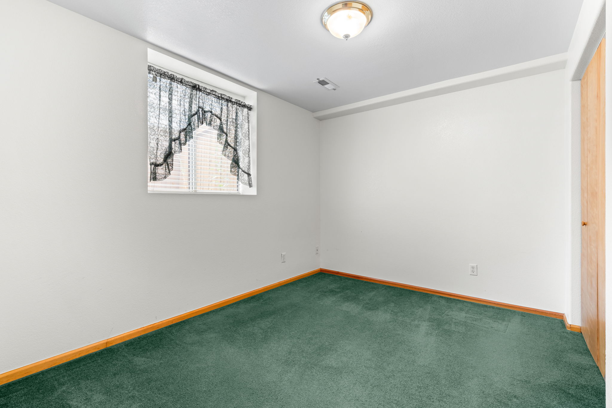 Basement bedroom